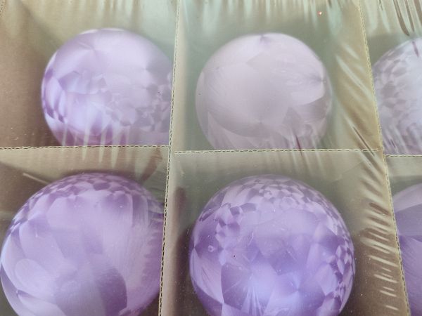 Шар елочный стекл. 8 см, [80]